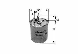 CLEAN FILTERS Топливный фильтр DN1921